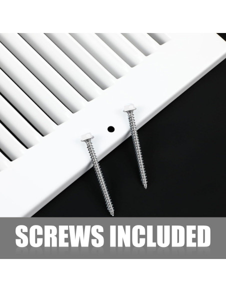 Cubiertas de Ventilación de Aire Pelopy 6 Pcs 25.4x15.2 cm Blancas