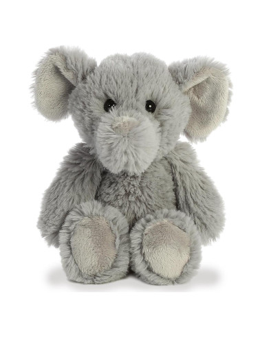 Peluche Elefante Acurrucable Aurora 20 cm Gris