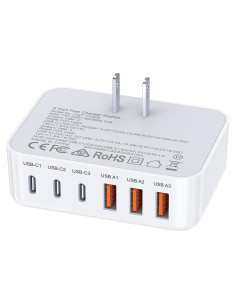 Cargador de Pared USB C 100W 6 Puertos Rápido Shenzhen