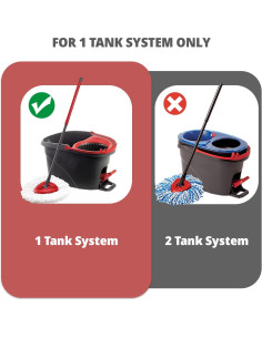 Base de Reemplazo para Mop Giratorio Koolstuffs 16x16cm 2