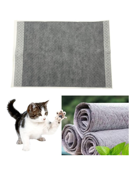 100 Almohadillas Desechables para Orina de Conejo MUYG 33x45 cm