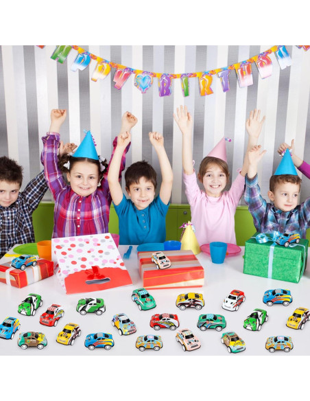 Paquete de 50 Mini Coches de Tirar Hxezoc para Niños