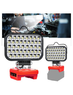 Luz de Trabajo LED Inalámbrica Milwaukee 80W 18V USB Tipo C