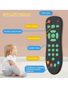 Control Remoto de Juguete APSUAE Multicolor para Bebés 6-36 Meses 2