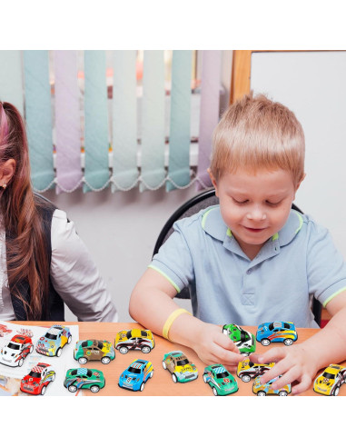 Paquete de 50 Mini Coches de Tirar Hxezoc para Niños