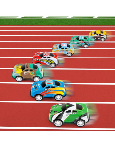 Paquete de 50 Mini Coches de Tirar Hxezoc para Niños