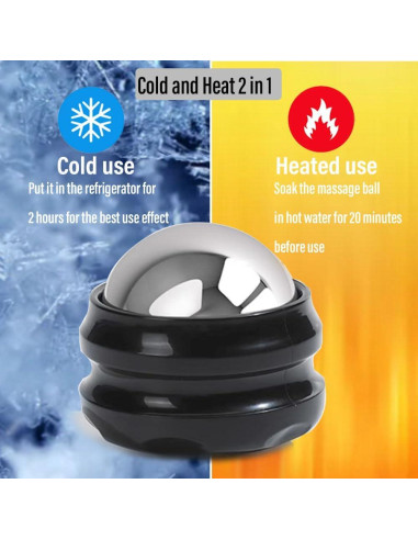 Rodillo de Masaje Frío Flyfan - Alivio Muscular 1 Cuenta