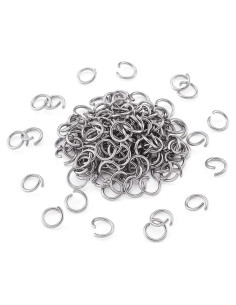 Anillos de Salto Abiertos Craftdady 1000 Pcs 10mm Acero Inoxidable