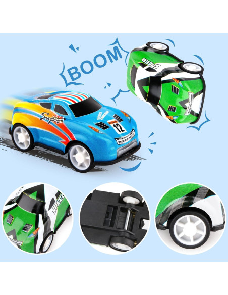 Paquete de 50 Mini Coches de Tirar Hxezoc para Niños