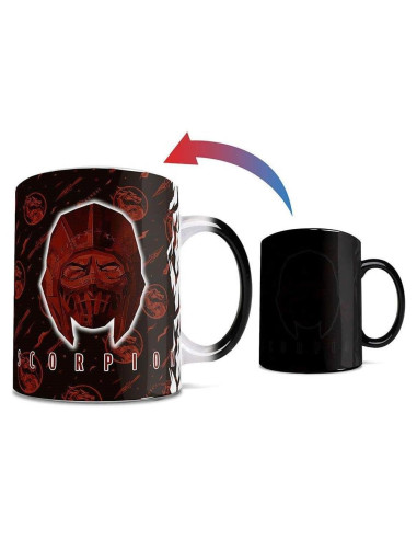 Taza Cerámica Morphing Mugs 11 oz Scorpion Mortal Kombat