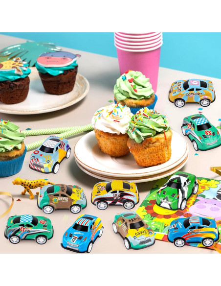 Paquete de 50 Mini Coches de Tirar Hxezoc para Niños