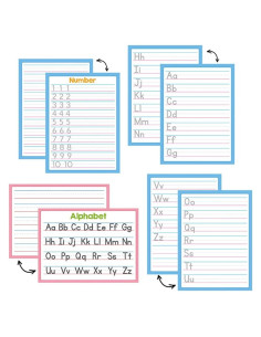Tableros de Escritura Doble Cara Lachilly - Alfabeto y Números