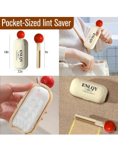 Rodillo para Pelusa Ecológico ZEKURAPA 2 en 1 Lavable 2