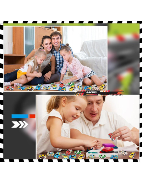 Paquete de 50 Mini Coches de Tirar Hxezoc para Niños