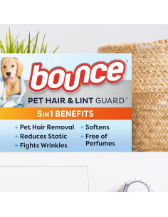 Hojas para Secadora Bounce Mega 130 Unidades Sin Fragancia 2