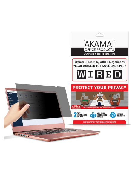 Filtro de Privacidad Akamai 13.3" Antirreflejo y Luz Azul
