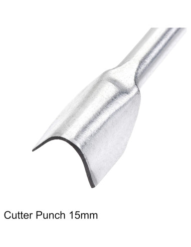 Troquelador de Cuero uxcell 15mm - Acero Alto Carbono