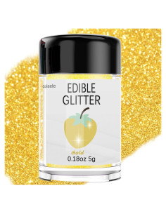 Polvo Brillante Comestible Dorado Colaele 5g Decoración Pasteles