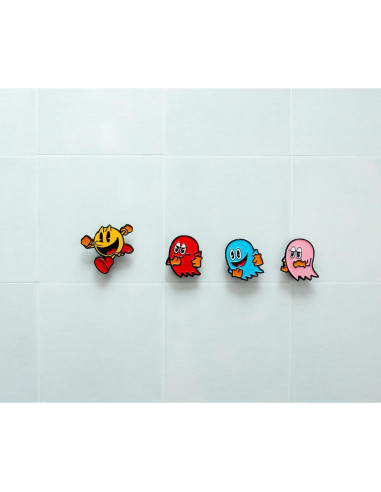 Conjunto de Pines de Esmalte Pac-Man 4 Piezas Toynk