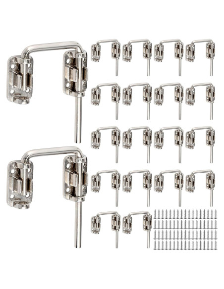 Cerradura de Bucle Hicarer para Puerta Corredera 5.08 cm Níquel