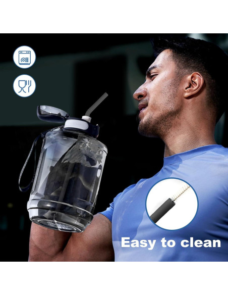 Pajitas de Silicona Reutilizables Walfos 36.83 cm 6-Pack