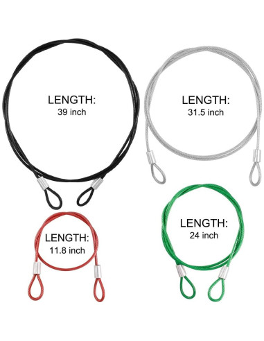 Candado de Combinación DanziX TSA con Tether de Acero Inoxidable