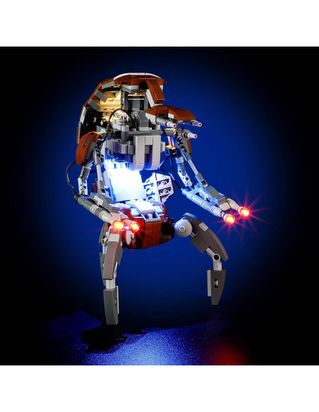 Kit de Luz BOOZUU para LEGO 75381 Droideka - Iluminación LED