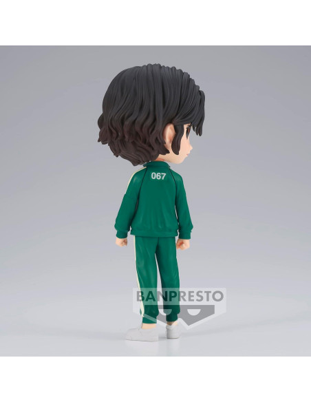 Figura Q Posket Kang Sae-byeok Juego del Calamar Bandai 14 cm