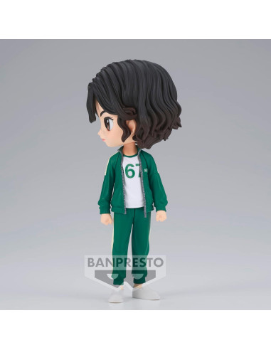 Figura Q Posket Kang Sae-byeok Juego del Calamar Bandai 14 cm