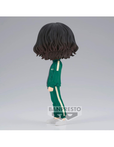 Figura Q Posket Kang Sae-byeok Juego del Calamar Bandai 14 cm