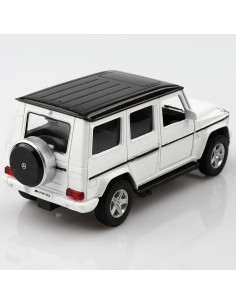 Coche de Metal a Escala 1/36 TOKAXI Mercedes Benz G63 Blanco 2