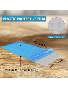 Juego de Plantillas de Estampado de Uñas Beinkmake 3 Piezas 2