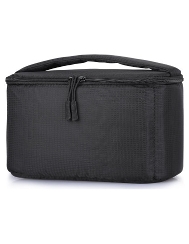 Bolsa de Cámara Plegable Acolchada S-ZONE para DSLR Negro