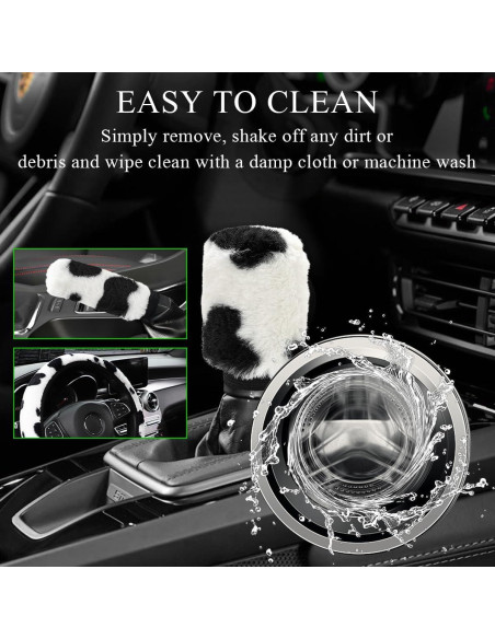 Juego de Accesorios para Auto Gasedin 3 Piezas Diseño Vaca