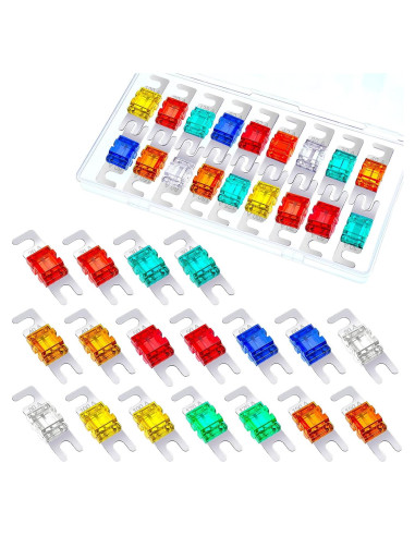 Kit de 18 Fusibles Mini ANL Frienda para Audio de Coche 20A-150A