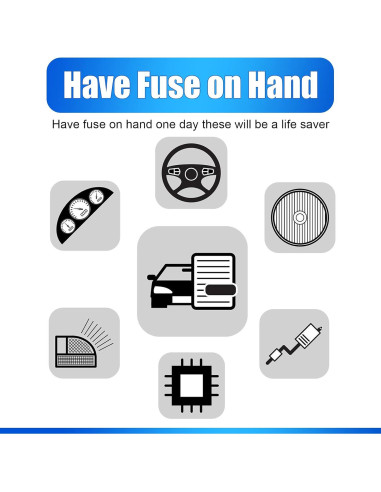 Kit de 18 Fusibles Mini ANL Frienda para Audio de Coche 20A-150A