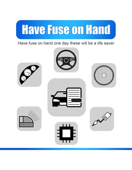 Kit de 18 Fusibles Mini ANL Frienda para Audio de Coche 20A-150A