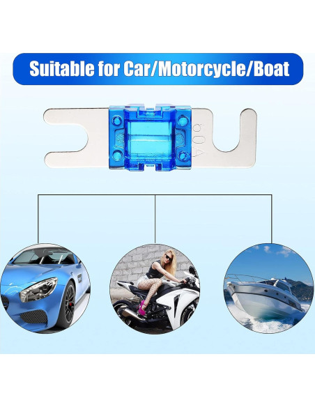 Kit de 18 Fusibles Mini ANL Frienda para Audio de Coche 20A-150A