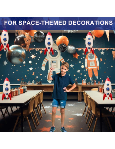 Globos de Cohete Espacial 2 Pcs 83.82 cm Aluminio Toy Story