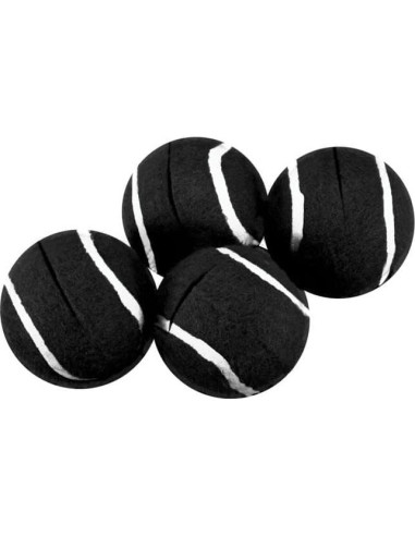 Cubiertas de patas de silla Really Good Stuff - Juego de 24 - Negro