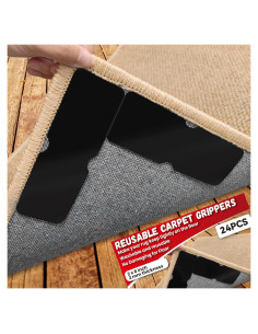 Grippers Antideslizantes para Alfombra Urdar Brunnr - 8 Piezas