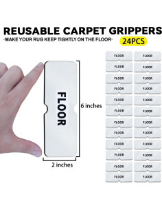 Grippers Antideslizantes para Alfombra Urdar Brunnr - 8 Piezas 2