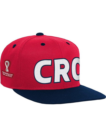 Gorra plana unisex Outerstuff Copa Mundial FIFA Croacia