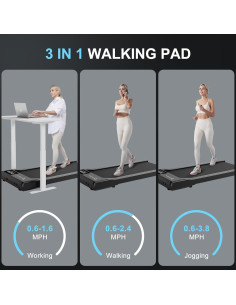 Caminadora Bajo Escritorio SupeRun 2.5 HP Compacta 136 kg 2
