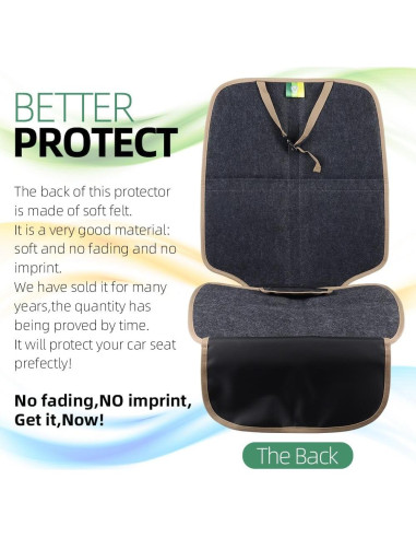 Protector de Asiento de Coche Viaviat Beige Impermeable Universal