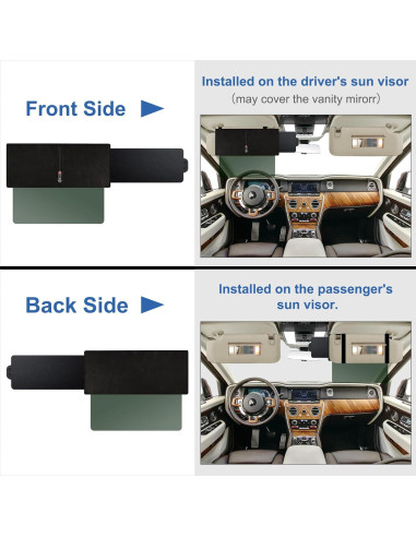 Visera Solar Polarizada Veharvim VH-SV04D Antirreflejo UV400