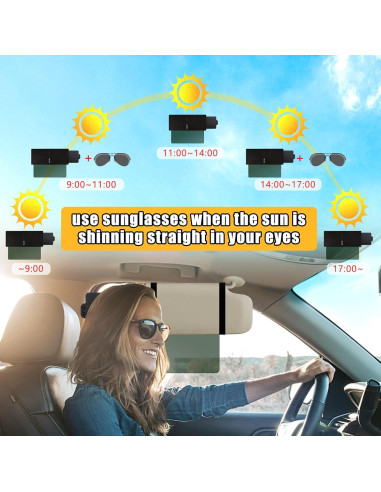 Visera Solar Polarizada Veharvim VH-SV04D Antirreflejo UV400