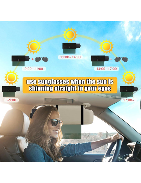 Visera Solar Polarizada Veharvim VH-SV04D Antirreflejo UV400