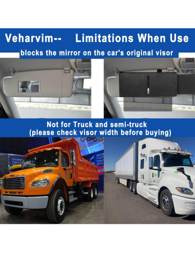 Visera Solar Polarizada Veharvim VH-SV04D Antirreflejo UV400