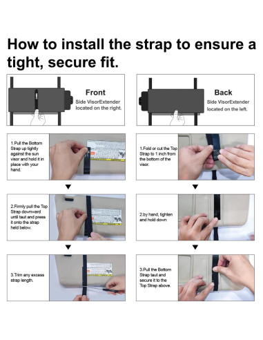 Visera Solar Polarizada Veharvim VH-SV04D Antirreflejo UV400